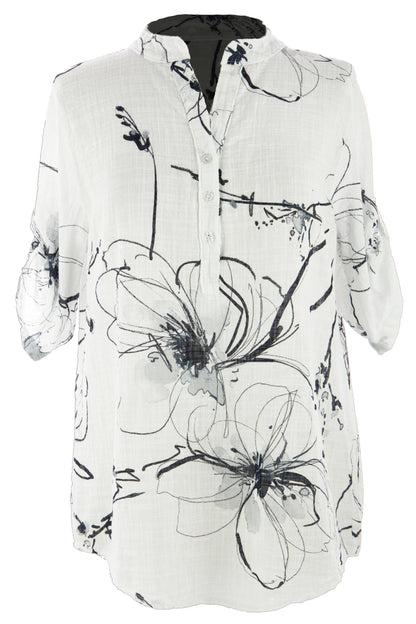 Floral Cotton Top