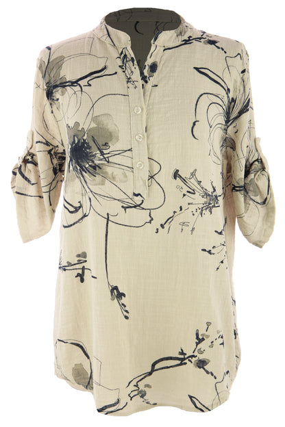 Floral Cotton Top
