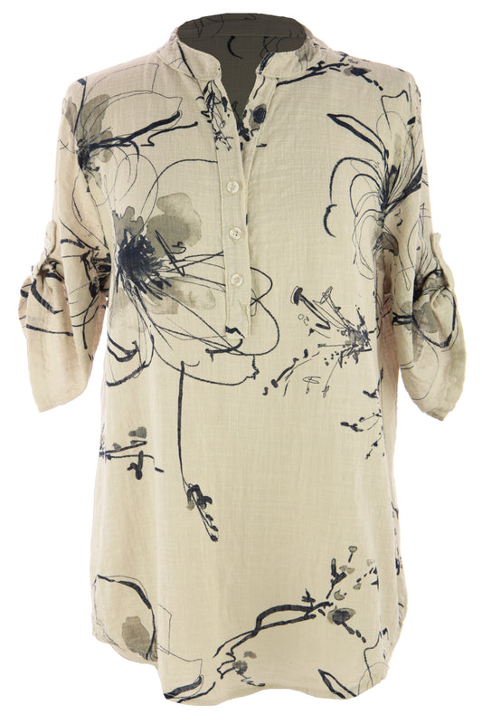 Floral Cotton Top