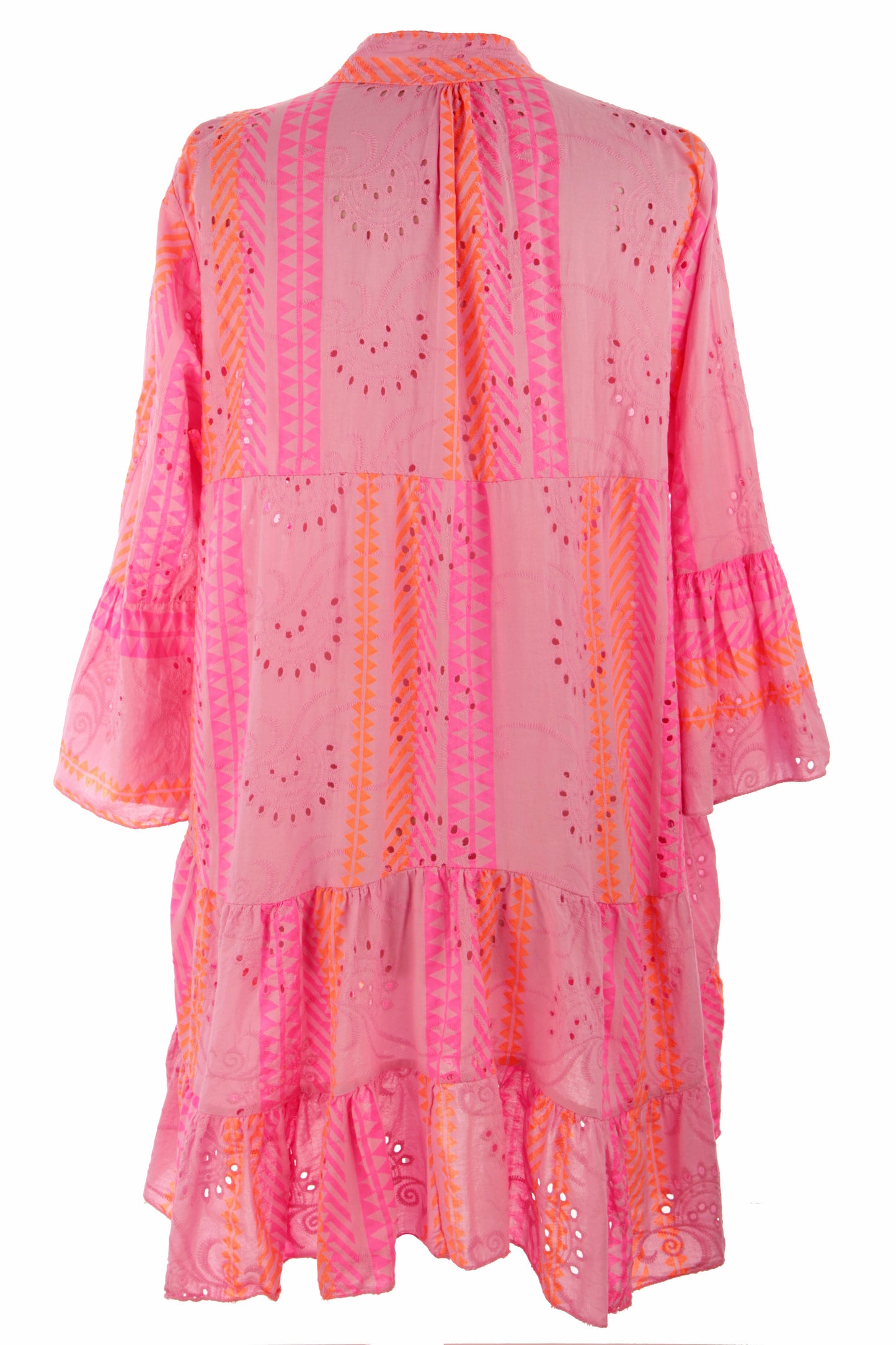 Aztec Broderie Anglaise Tiered Tunic