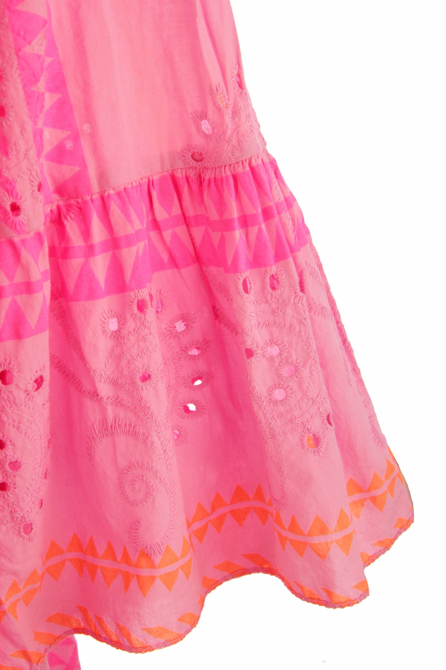 Aztec Broderie Anglaise Tiered Tunic