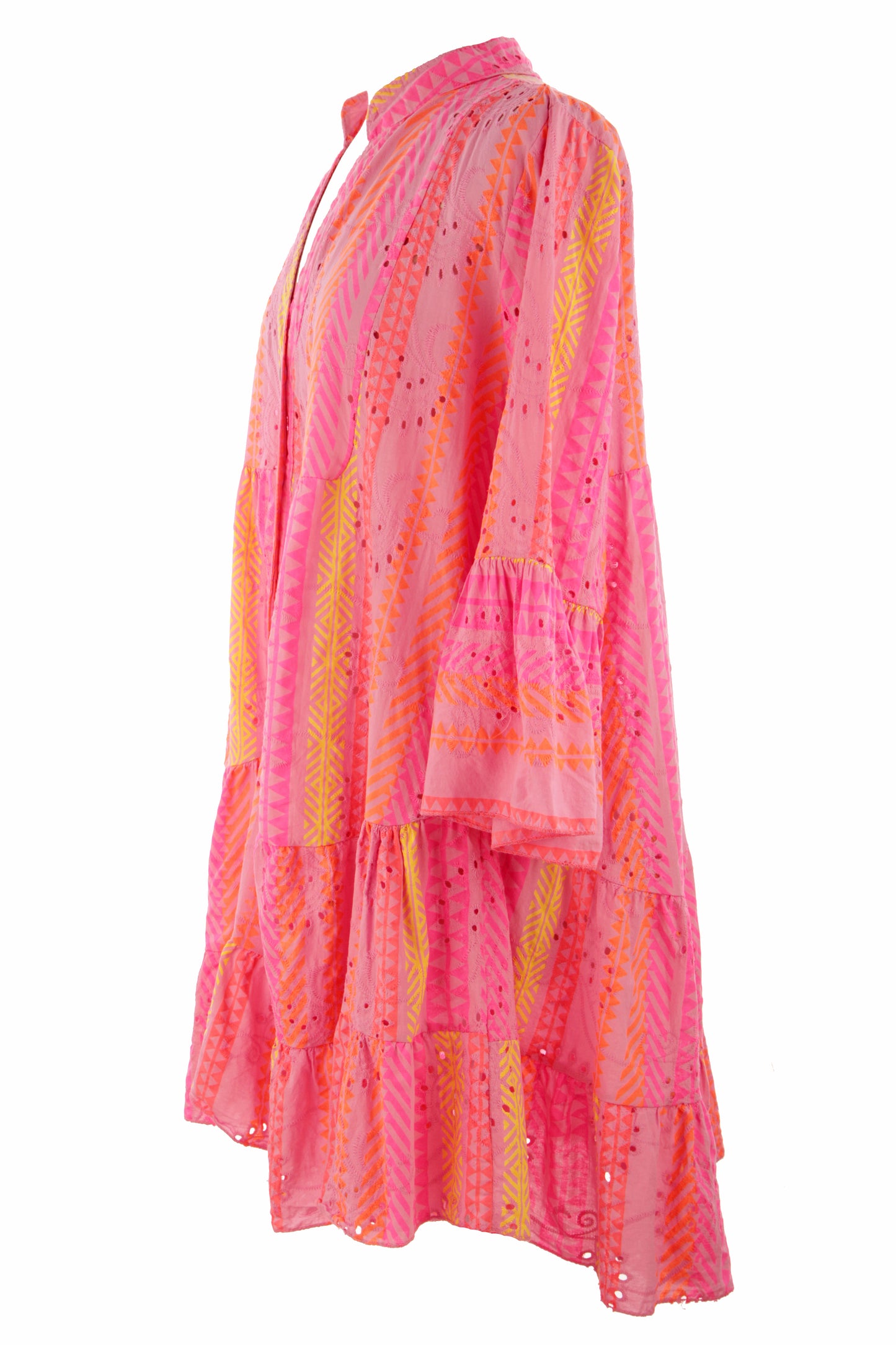 Aztec Broderie Anglaise Tiered Tunic