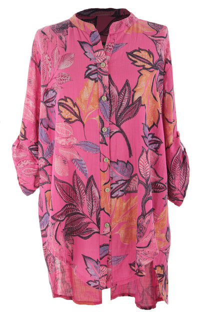 Floral Print Cotton Shirt