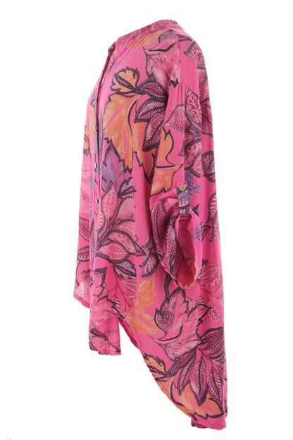 Floral Print Cotton Shirt