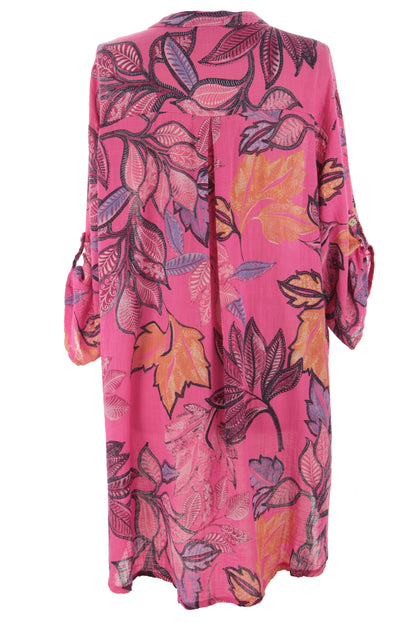 Floral Print Cotton Shirt