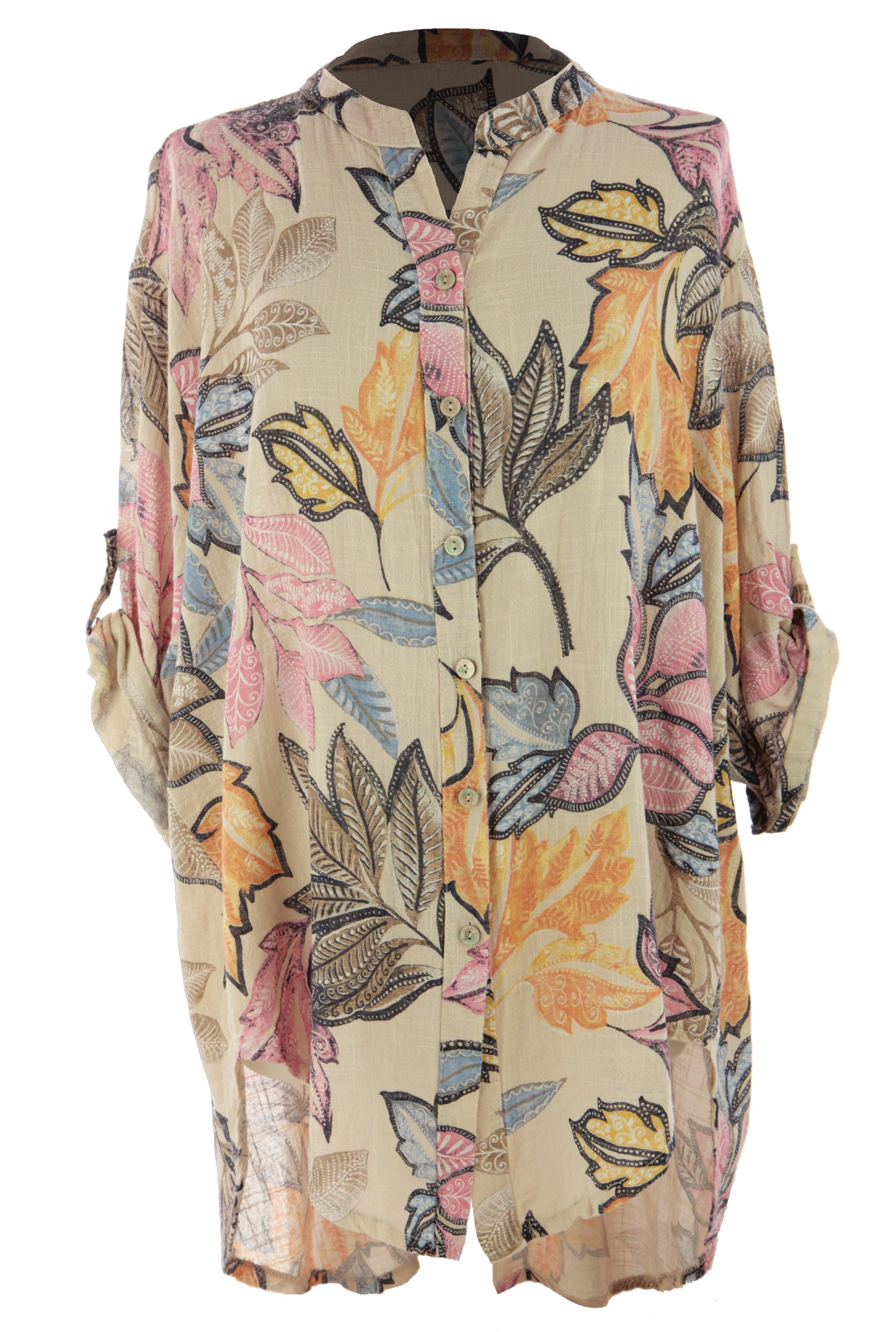 Floral Print Cotton Shirt
