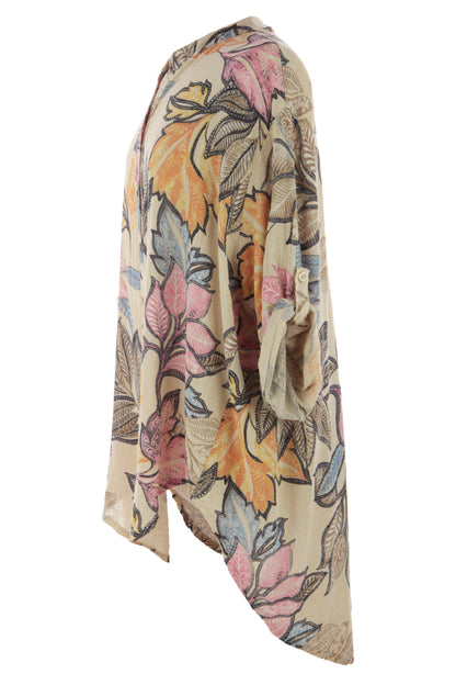 Floral Print Cotton Shirt