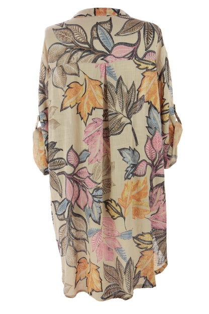 Floral Print Cotton Shirt