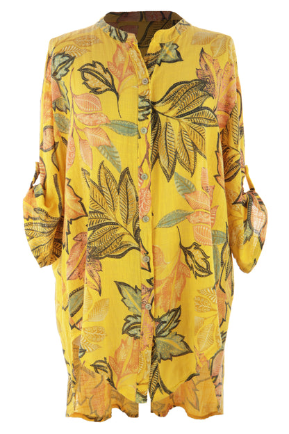 Floral Print Cotton Shirt