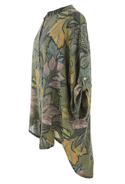 Floral Print Cotton Shirt