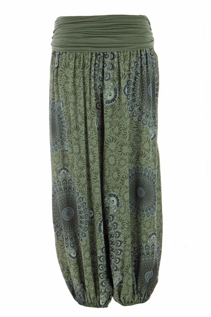 Mandala Print Harem Trouser