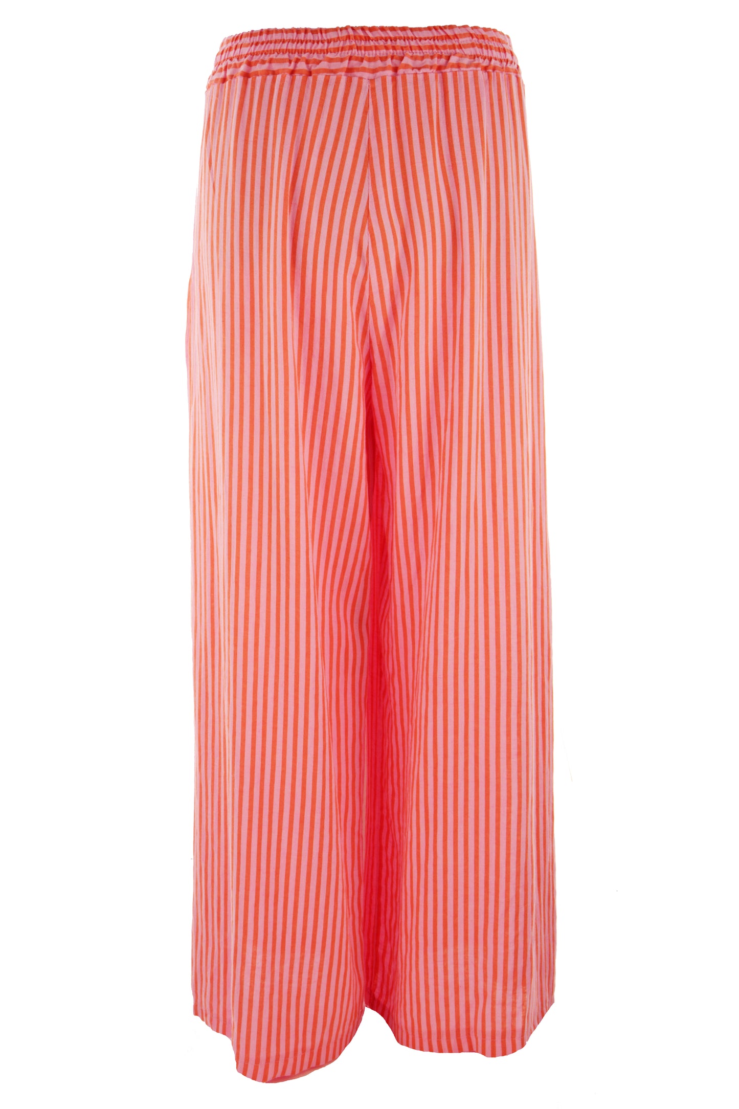 Stripe Wide Leg Linen Trouser