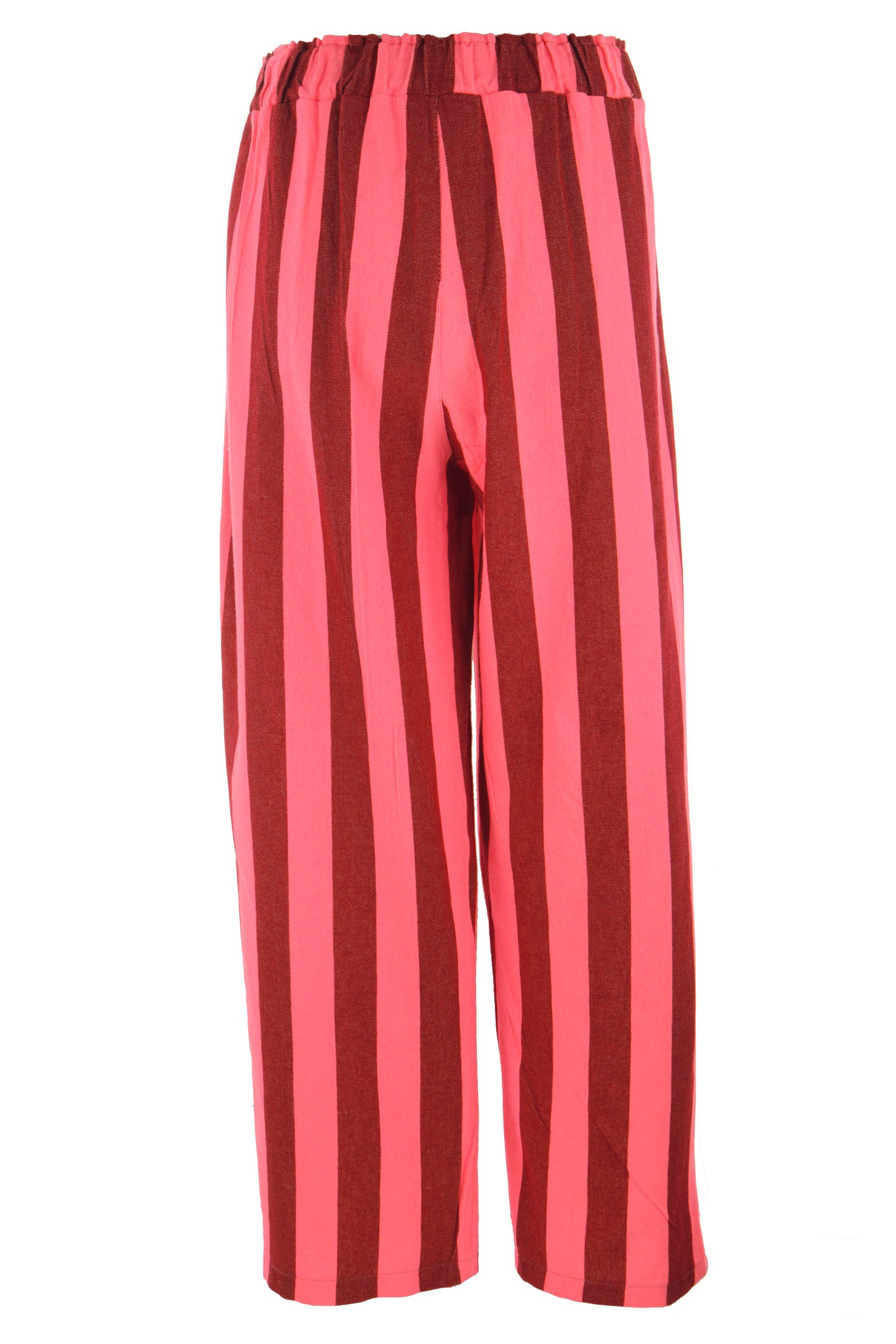 Woven Stripe Cotton Trouser