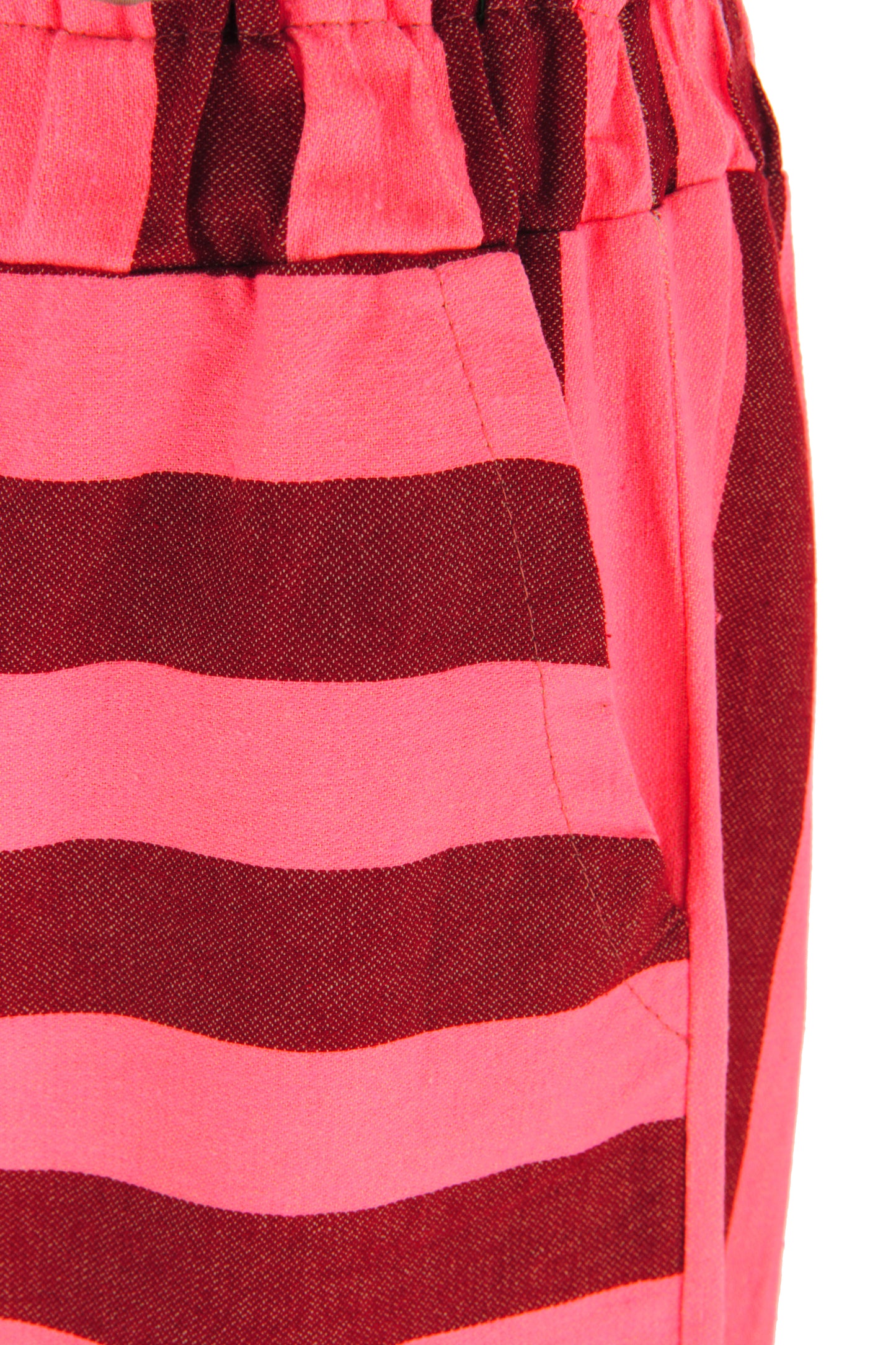 Woven Stripe Cotton Trouser