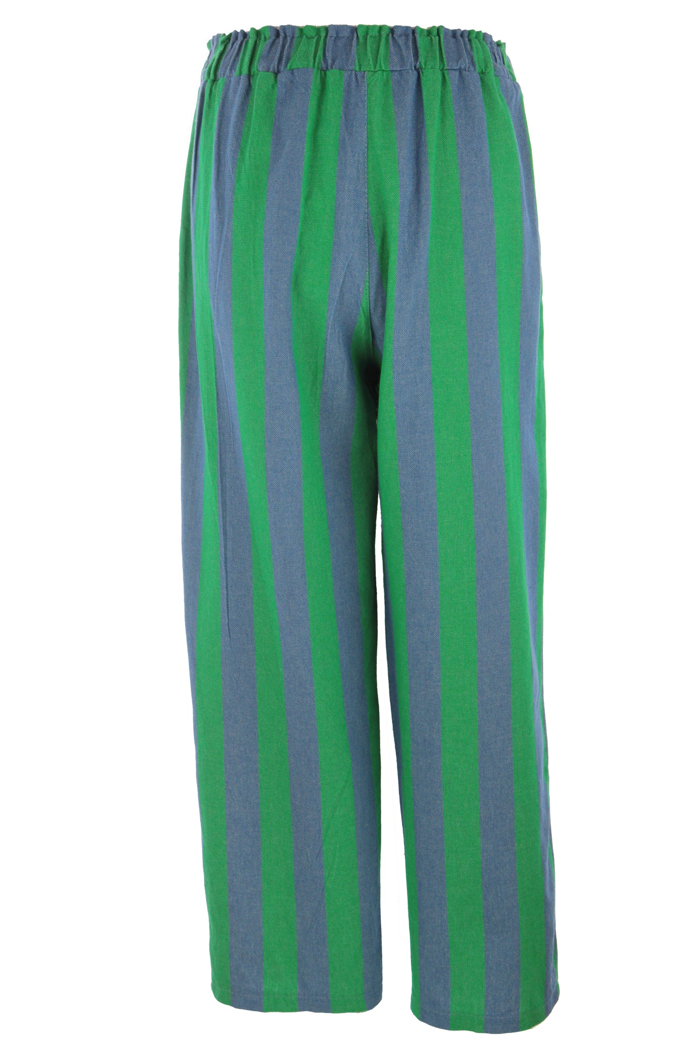 Woven Stripe Cotton Trouser