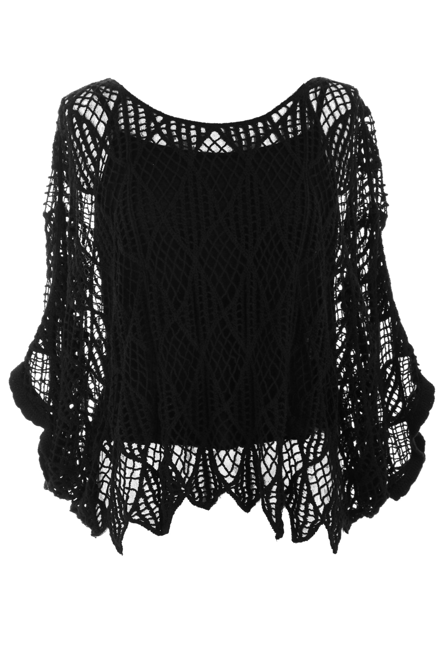Lattice Crochet Blouse with Vest