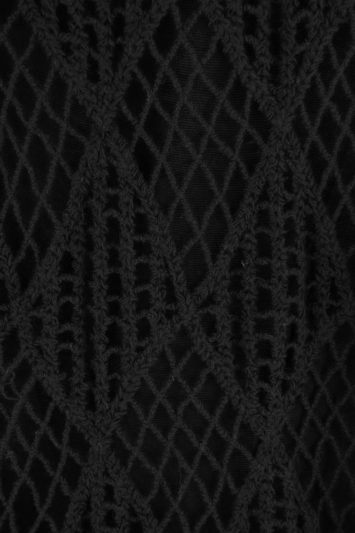 Lattice Crochet Blouse with Vest