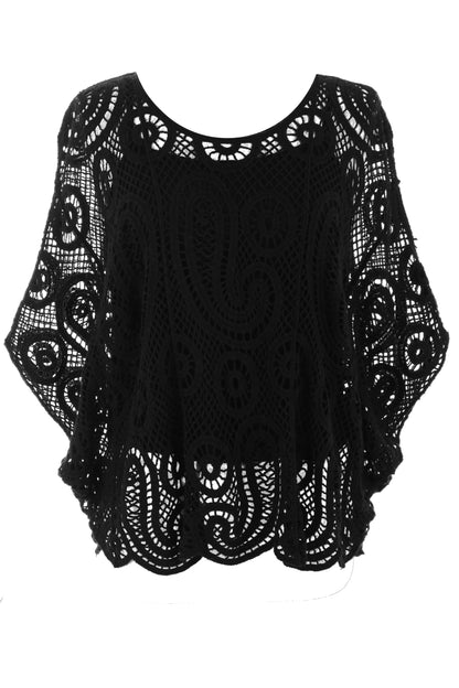 Paisley Crochet Top with Vest