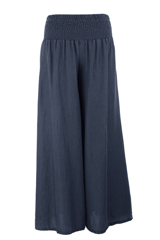 Denim Palazzo Trouser