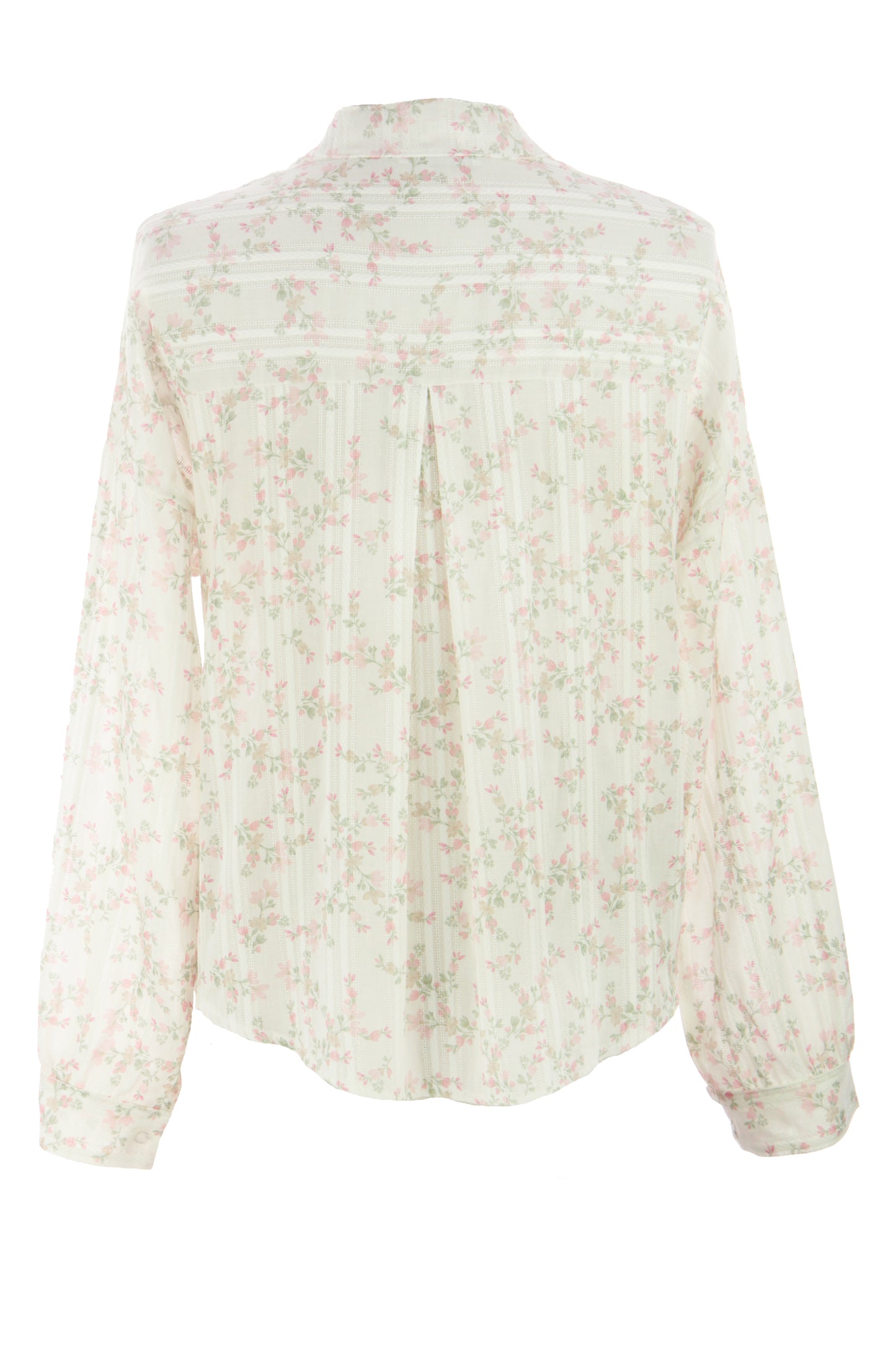 Ditsy Floral Print Cotton Shirt