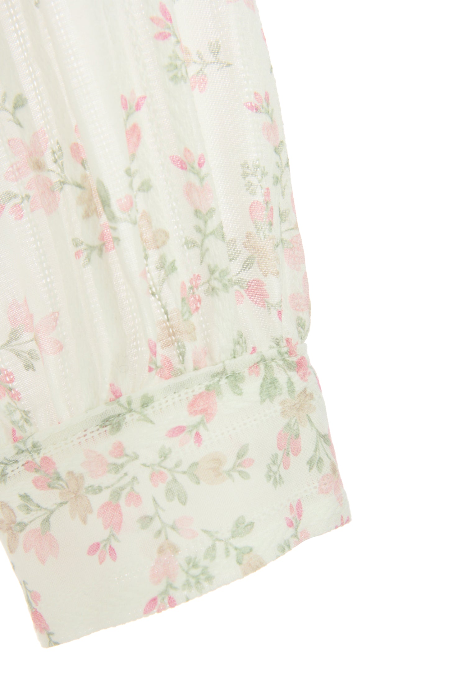 Ditsy Floral Print Cotton Shirt