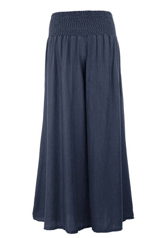 Denim Palazzo Trouser