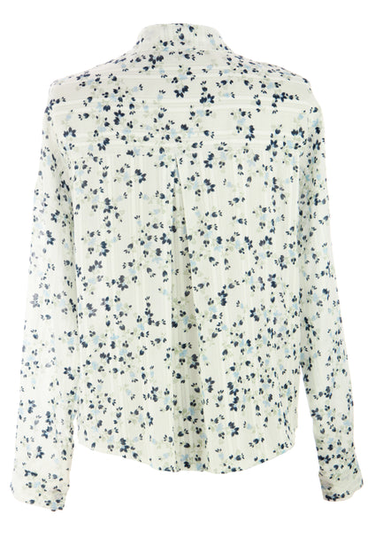 Ditsy Floral Print Cotton Shirt