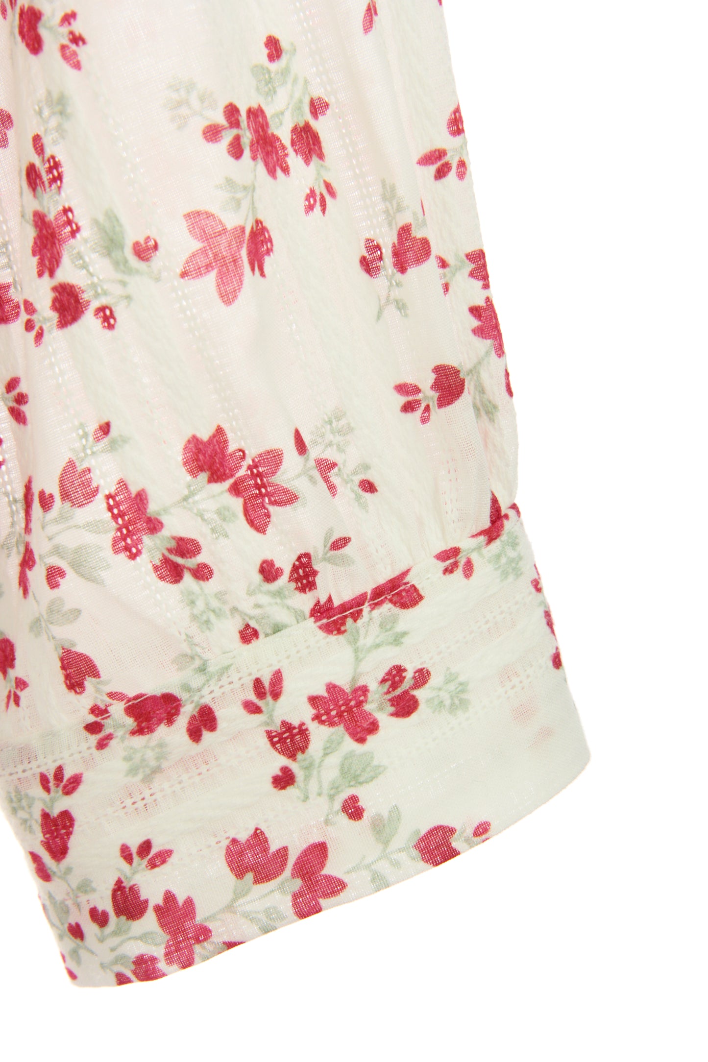 Ditsy Floral Print Cotton Shirt