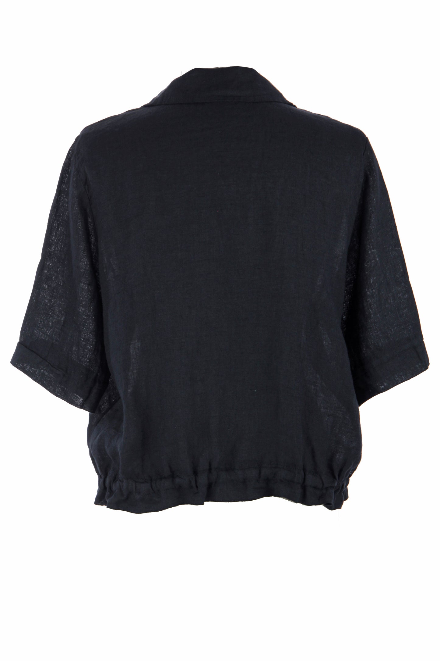 Beaded Pocket Linen Shirt