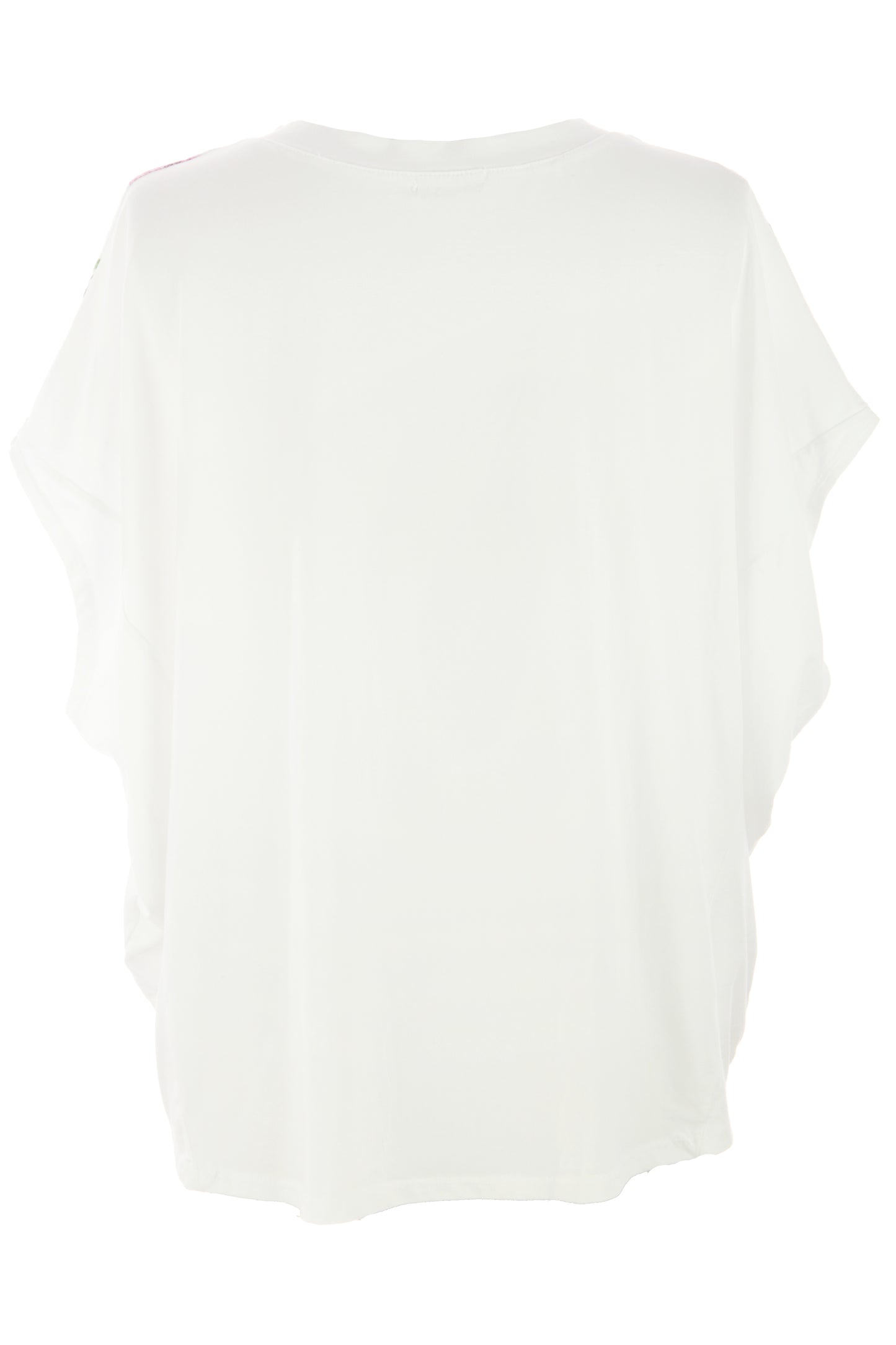 V Neck Floral Print Linen Top