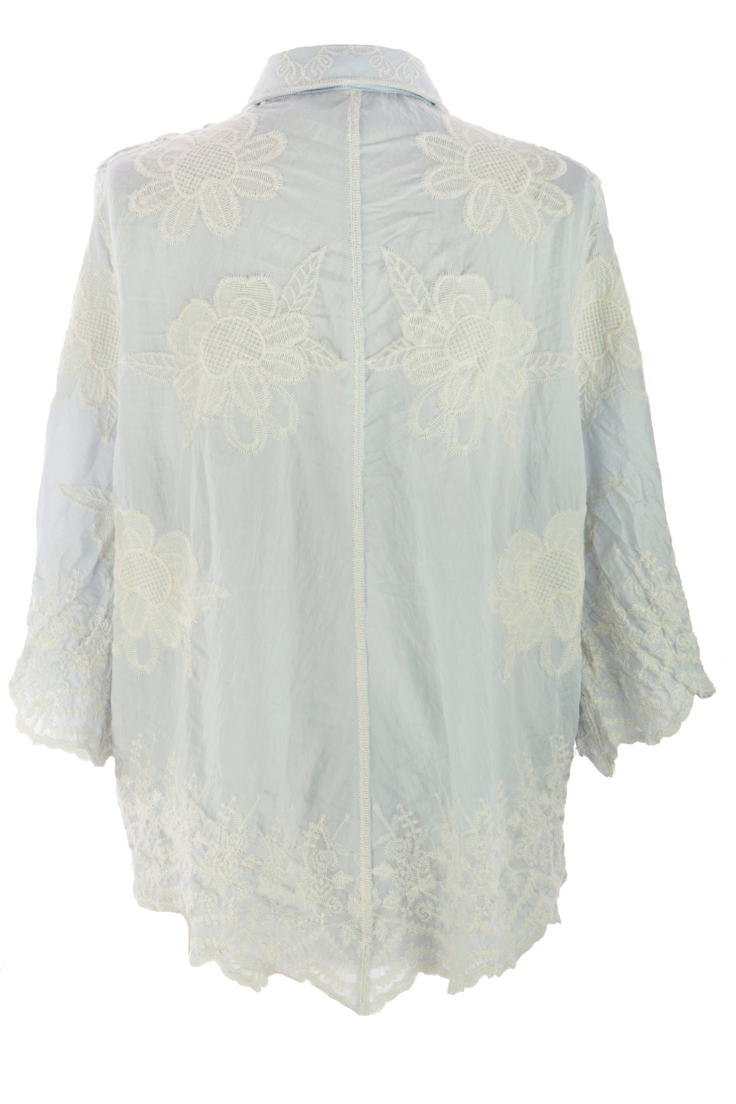 Floral Embroidery Shirt