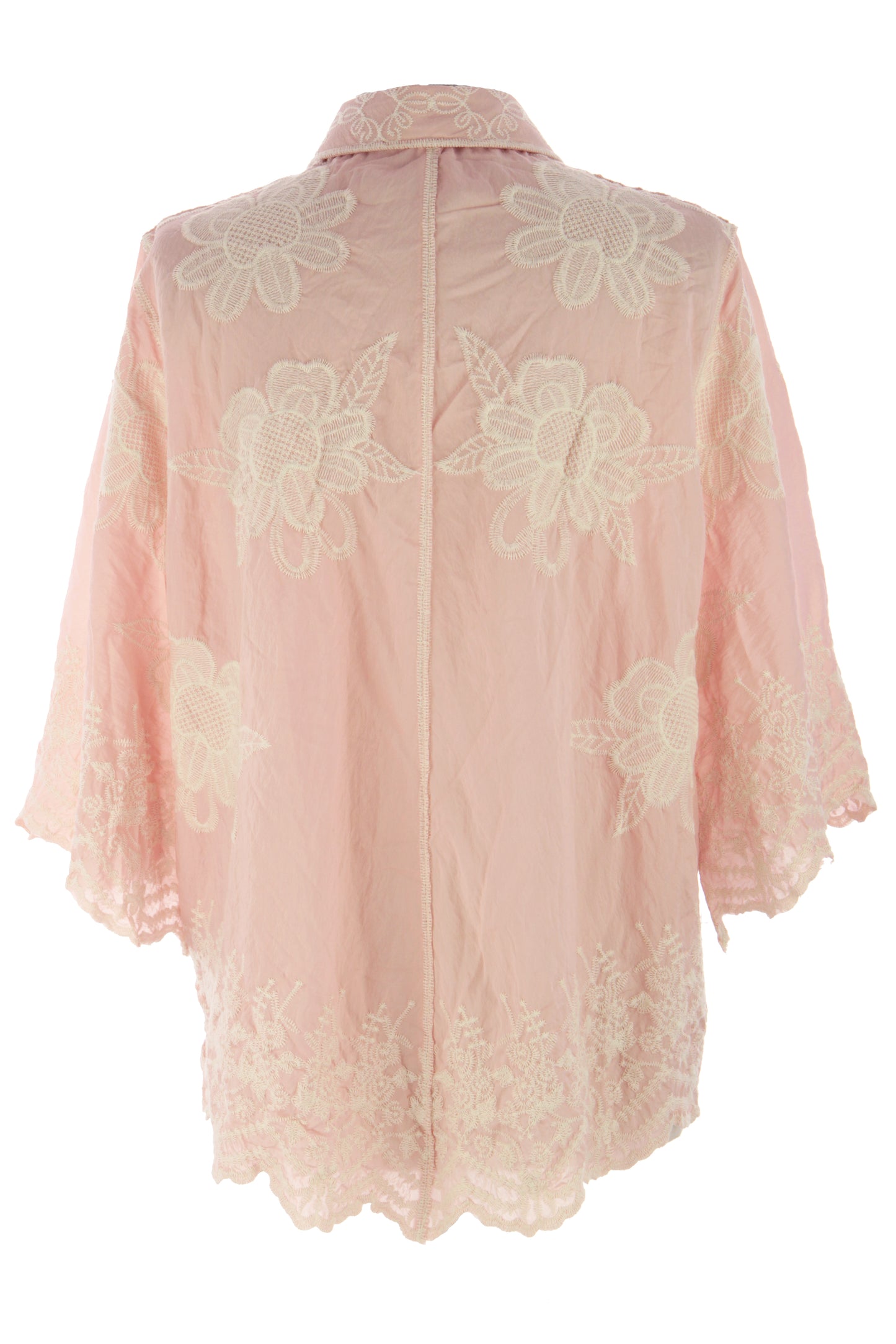 Floral Embroidery Shirt