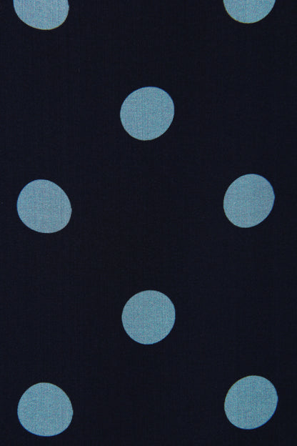 Polka Dot Flowy Silk Top