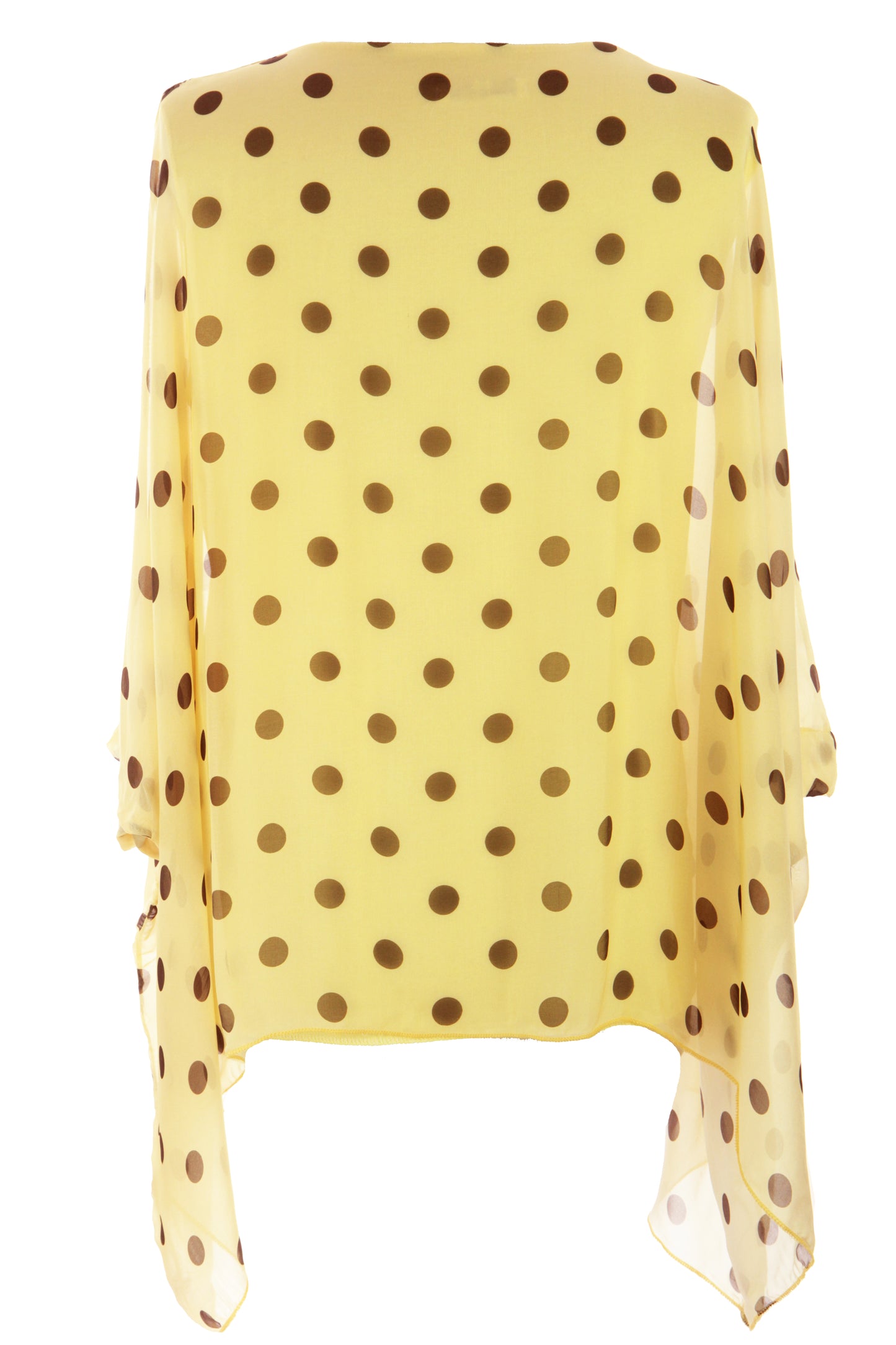 Polka Dot Flowy Silk Top