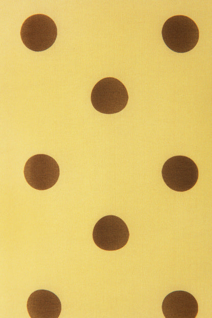 Polka Dot Flowy Silk Top