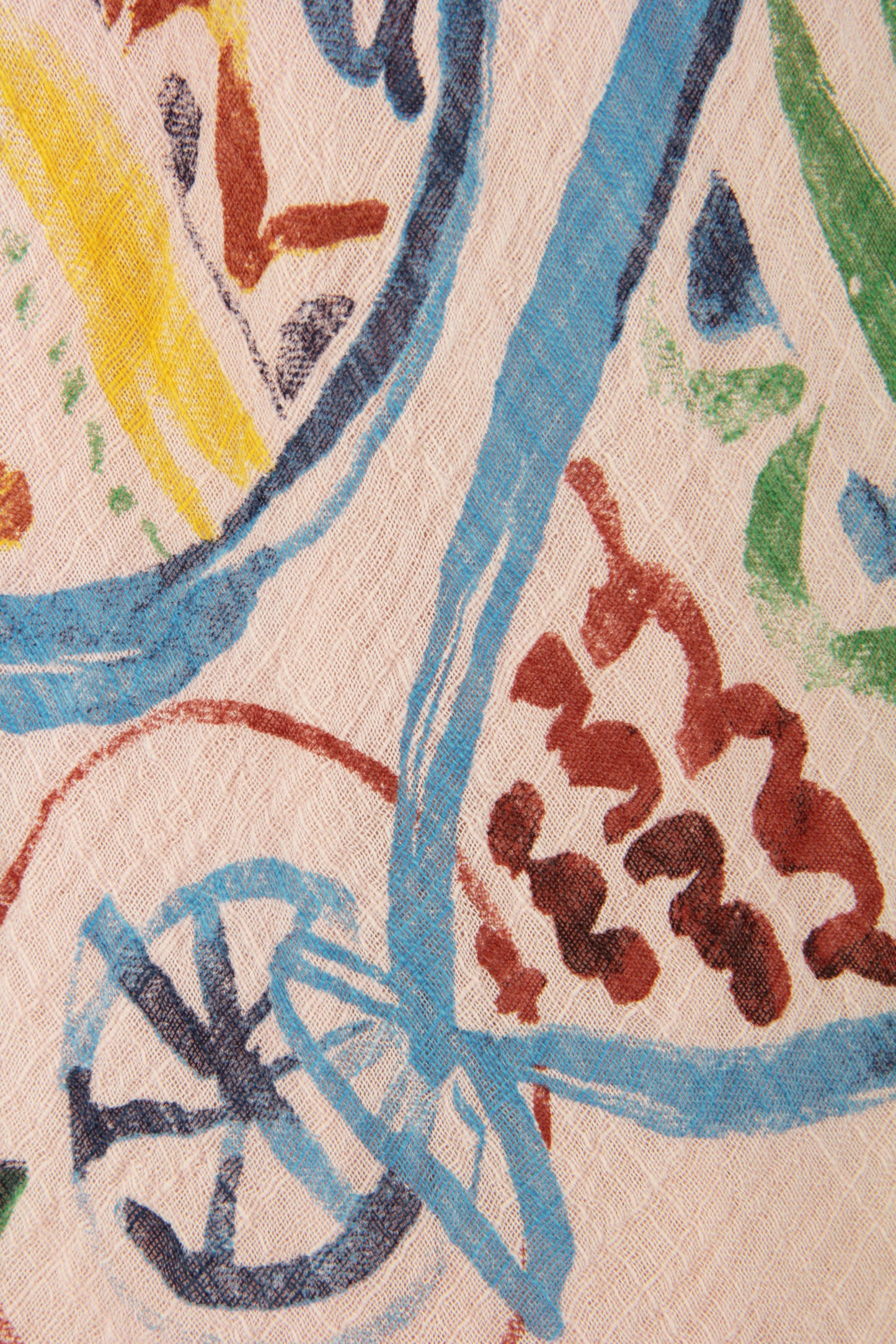 Fish Print Bias Cut Dress