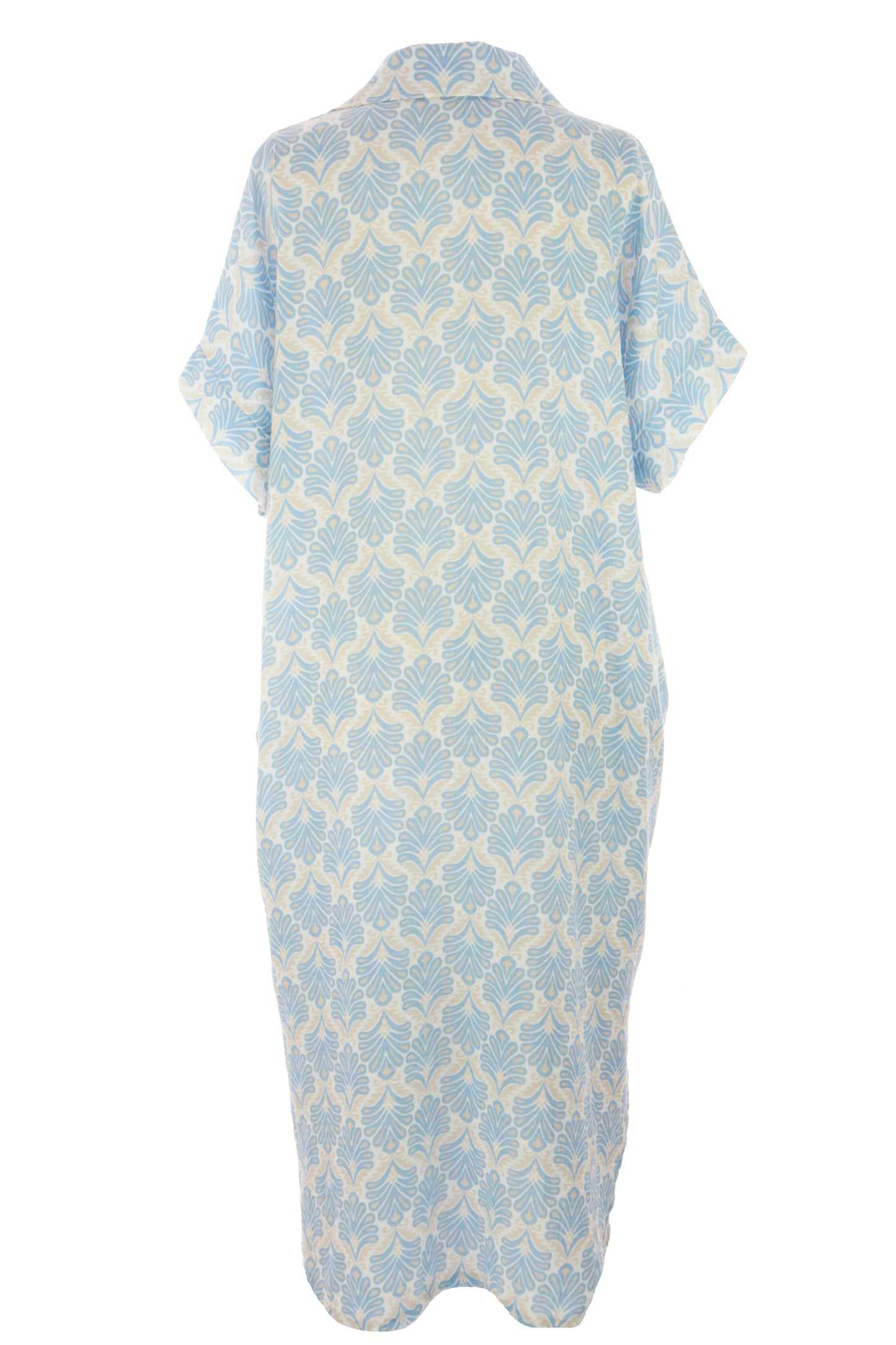 Block Print Collar Midi