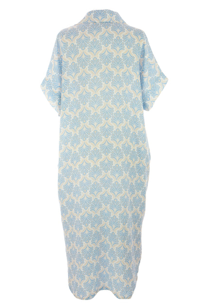 Block Print Collar Midi