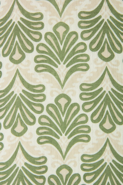 Block Print Collar Midi