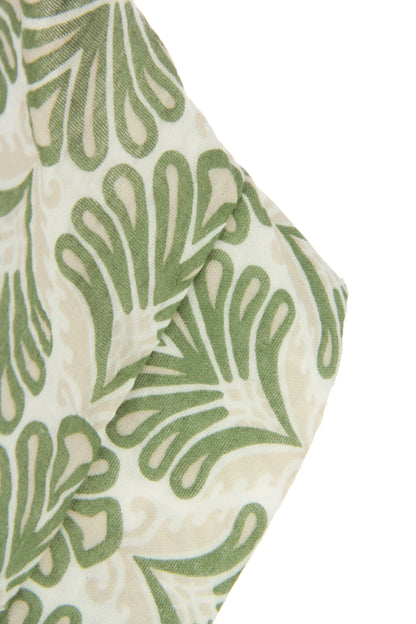 Block Print Collar Midi