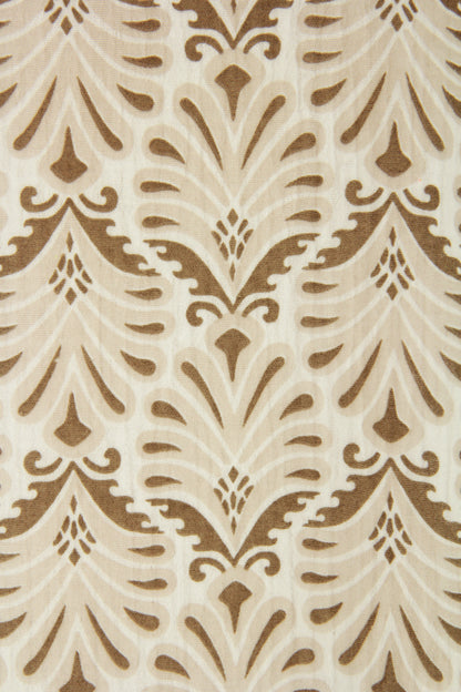 Block Print Collar Midi