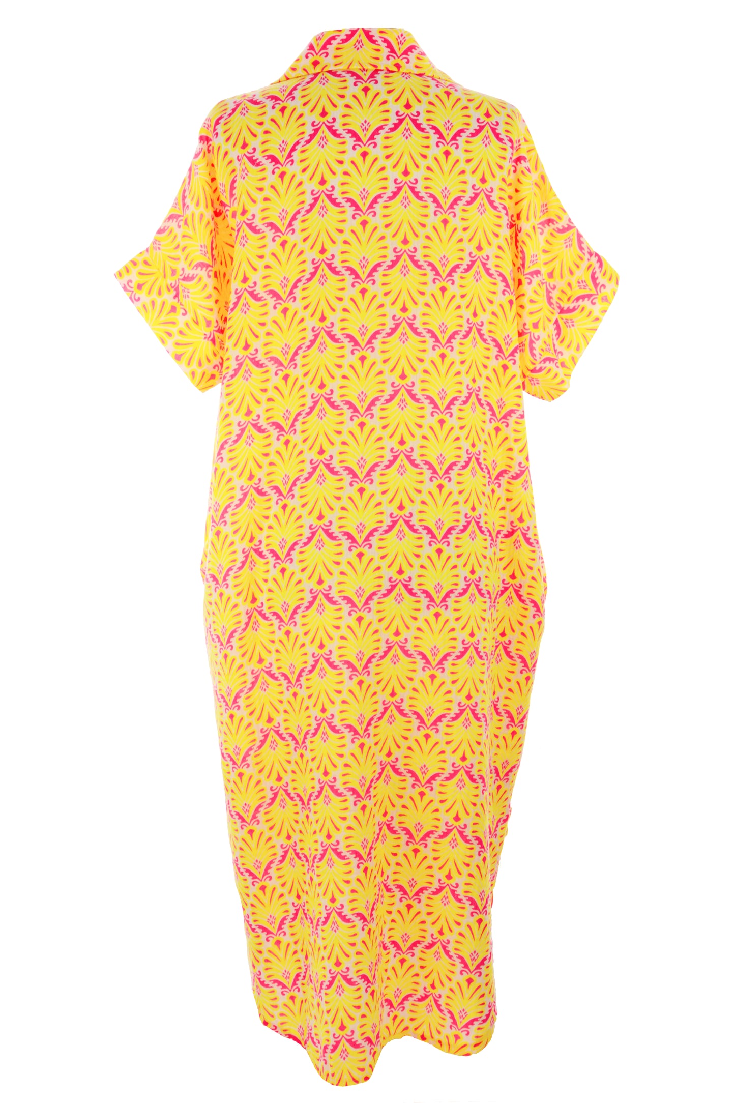 Block Print Collar Midi