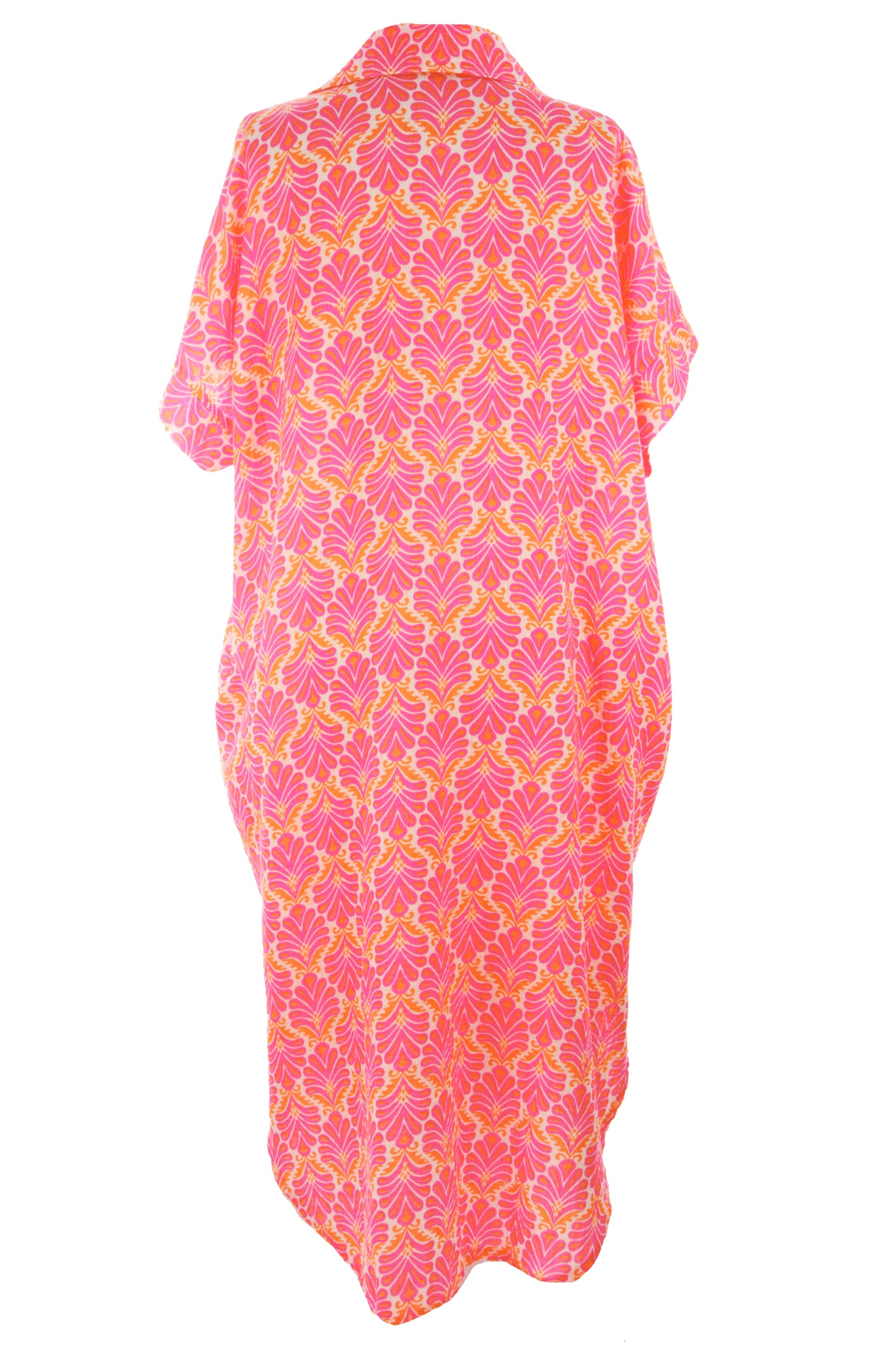 Block Print Collar Midi