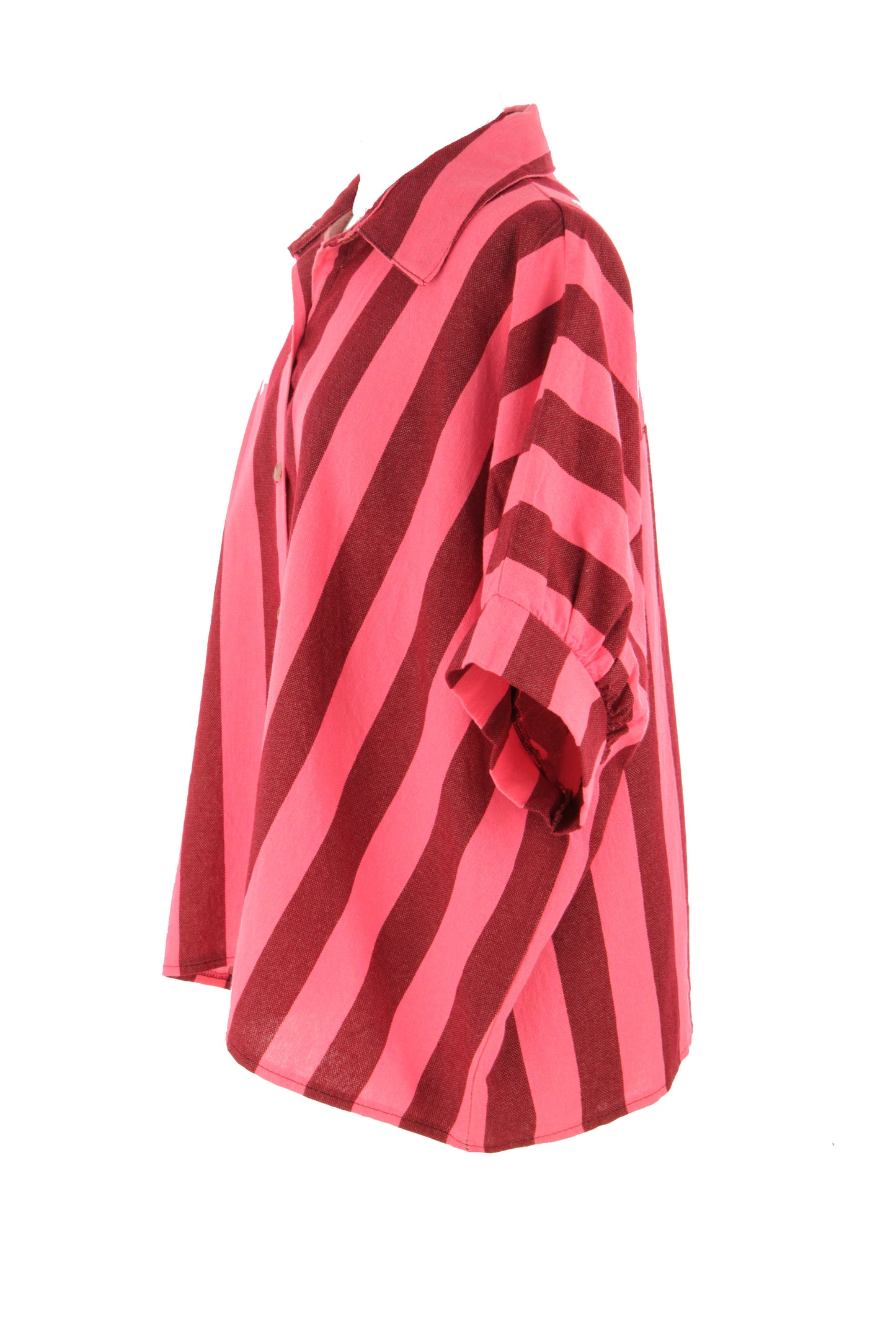 Woven Stripe Cotton Shirt