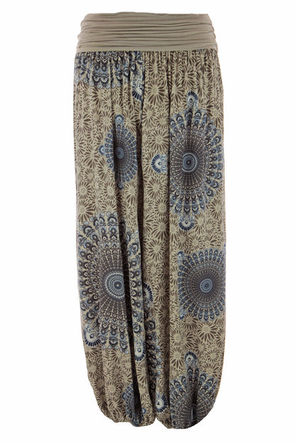 Mandala Print Harem Trouser
