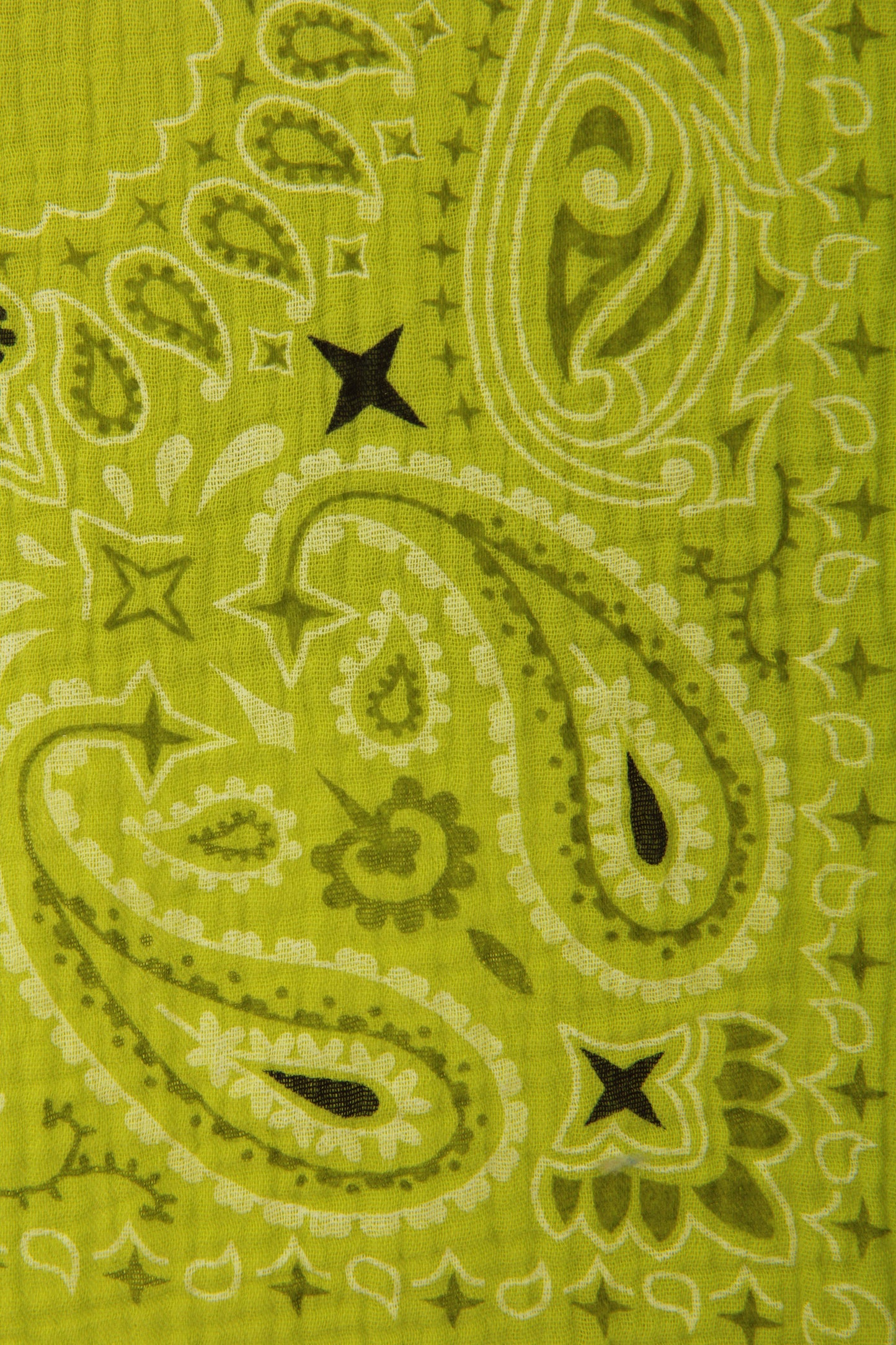 Bandana Print Collar Cheesecloth Dress