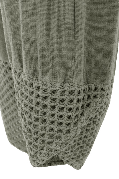 2 Crochet Pocket Barrel Leg Teabag Trouser