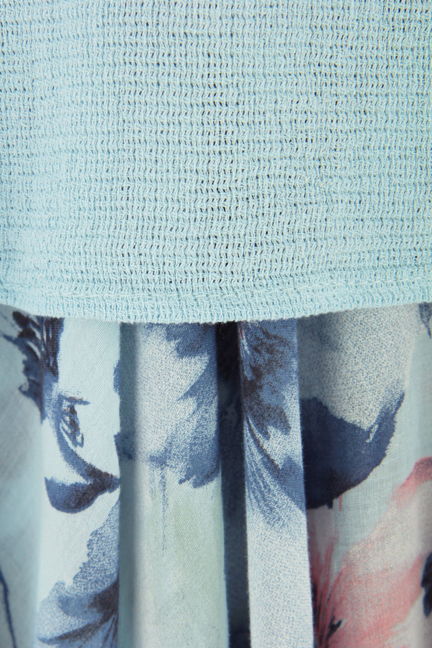 2 Piece Floral Flare Dress