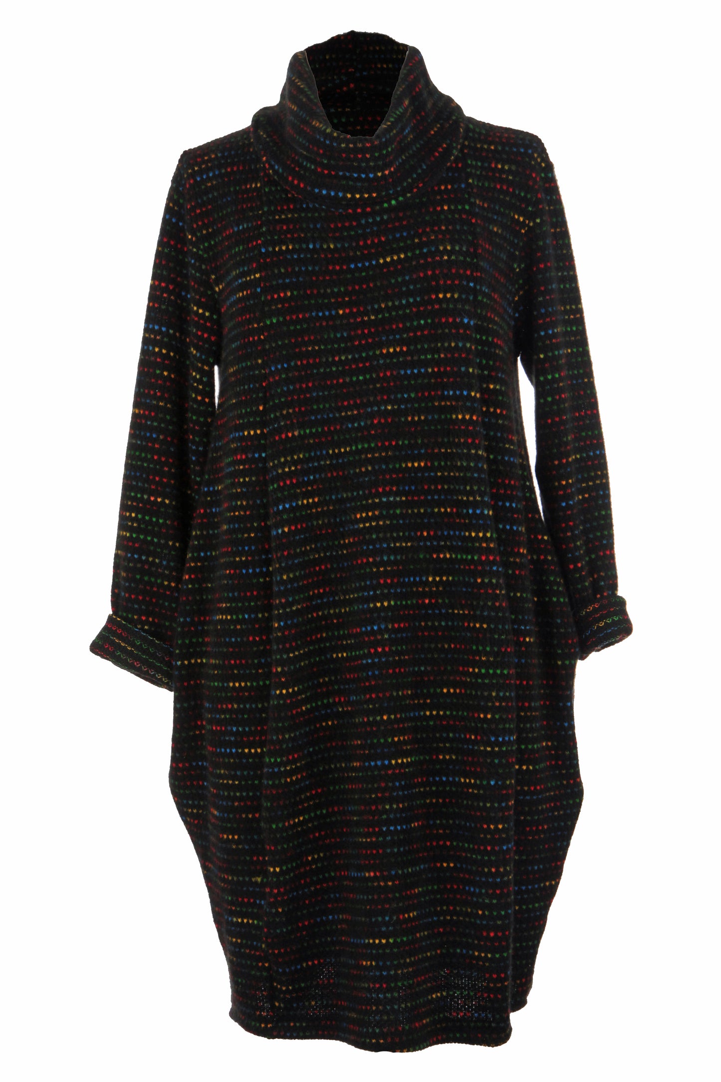 Cowl Neck Fleck Dress