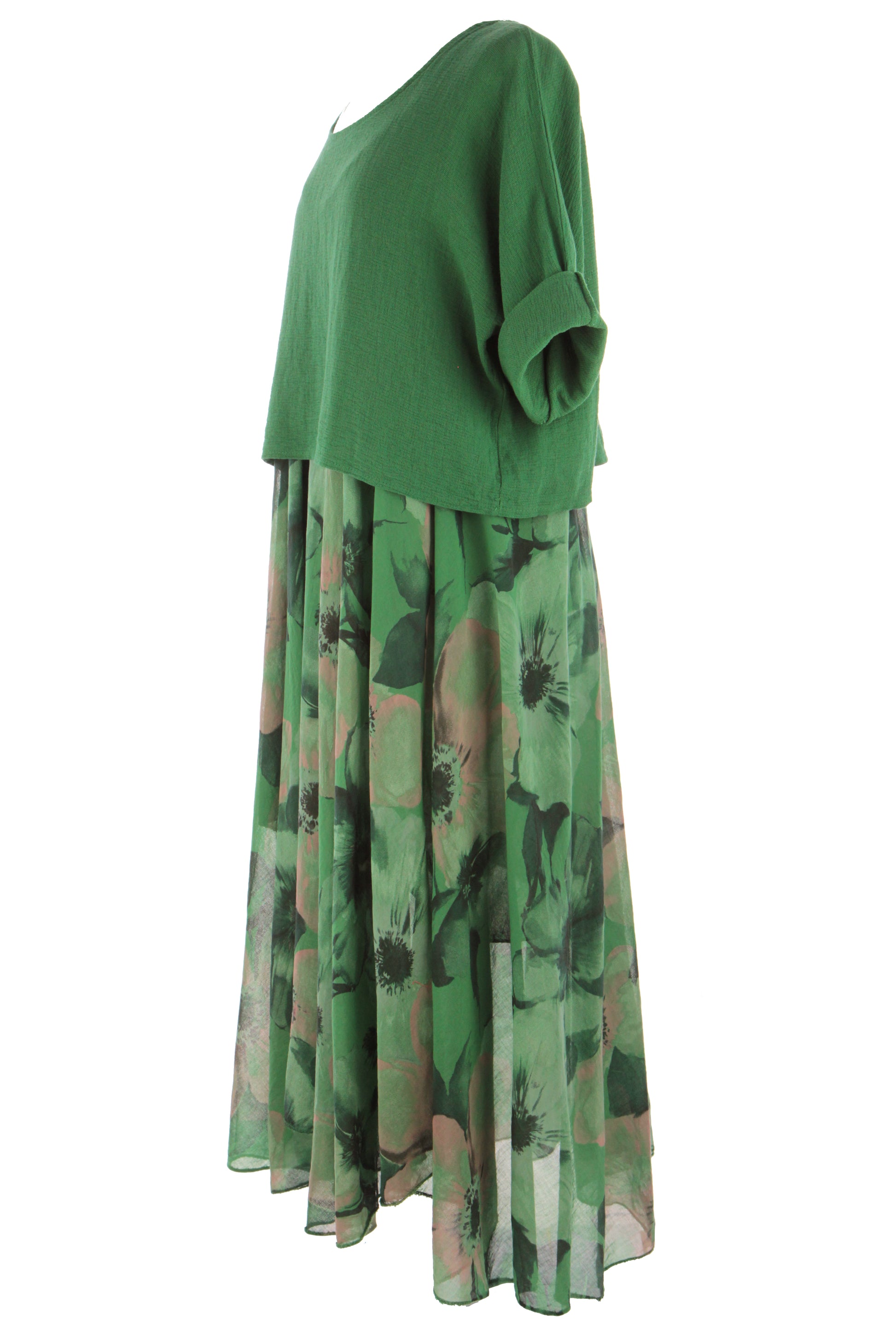 lagenlook dress long How to style Lagenlook clothing
